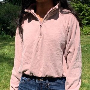 pacsun LA Hearts half zip-up